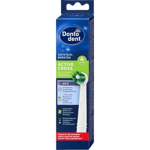 Dontodent Приставки за електрическа четка за зъби Active Cross, 4 бр (3068193)