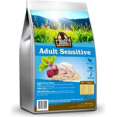 Wuff! Adult Sensitive 15 kg