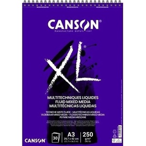 Canson Sp XL Fluid Mixed Media Скицник 30 A3 250 g (C400110534)