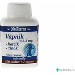 MedPharma Vápník + hořčík + Zinok 37 tabliet