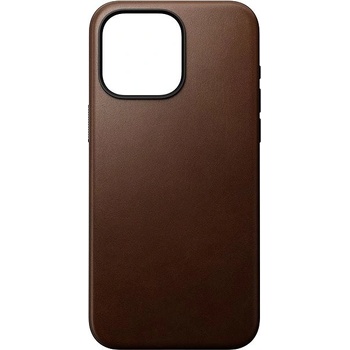 Púzdro Nomad Modern Leather Case iPhone 15 Pro Max hnedé