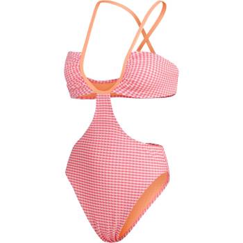Speedo Бански костюм Speedo Women's Gingham Convertible One Piece Swimsuit - Light Pink