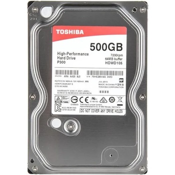 Toshiba P300 3.5 500GB 7200rpm 64MB SATA3 HDWD105EZSTA