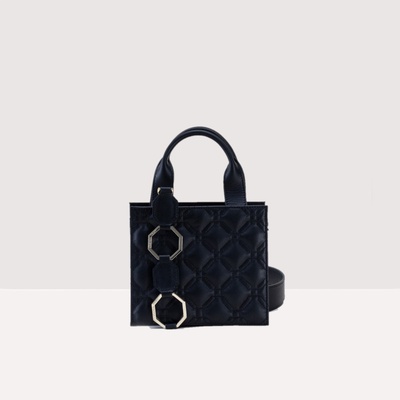Anna Virgili IRAMA ELEGANCE kožená mini bag černá ANWH IRAS PUF 001