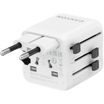 CANYON Адаптер за Захранване CANYON Travel Adapter OnTour One EU/UK/US/AUS White (CNS-TA1005W) - beep
