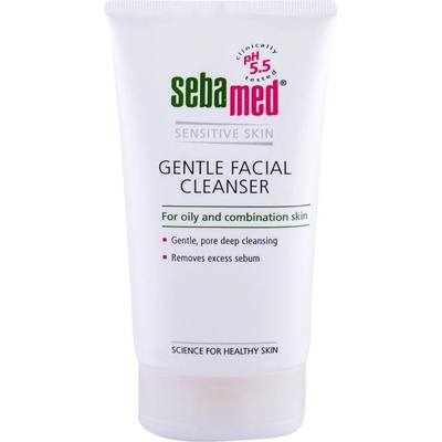 SebaMed Sensitive Skin Gentle Facial Cleanser Normal Skin čistiaci gel pro normální a suchou pleť 150 ml