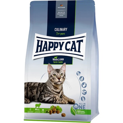 Happy Cat 2x300г агнешко Adult Culinary Happy Cat суха храна за котки