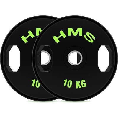 HMS TOG10 sada pogumovaných olympijských kotoučů 50 mm 2 x 10 kg