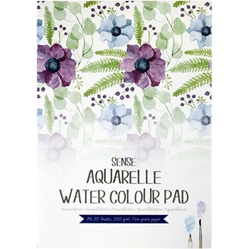 Sense Скицник за акварелни картини, a4, 200 гр, 20 листа (10871)