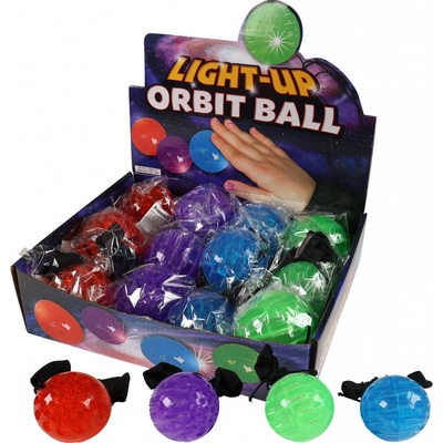 Rappa Skákací míček na gumě se světlem 6 cm