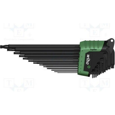 Wiha klíč Torx blistr černěné 43847