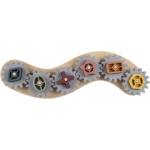 Zopa Силиконов бамбуков пъзел зъбни колела, Многоцветен (zop086512)