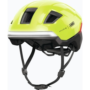 ABUS Велосипедна каска с мигачи ABUS Hyp-E signal yellow
