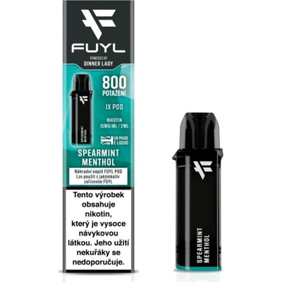 Dinner Lady Fuyl Pod Spearmint Menthol 15 mg