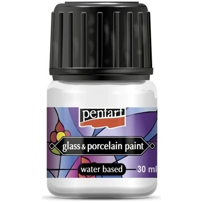 Pentart Barva na sklo a porcelán PENTART 30 ml BÍLÁ – Zbozi.Blesk.cz