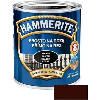 Hammerite přímo na rez, 0.70l, hladký tmavě hnědý