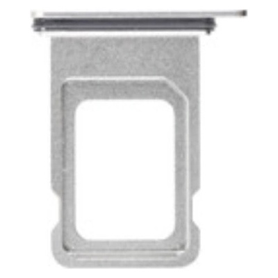 Apple iPhone XS MAX SIM tray / držák / šuplík silver / stříbrná