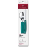 Victorinox Комплект прибори за пътуване SWISS CLASSIC, комплект от 3 части, зелен, пластмаса, Victorinox (VN671943FC1)