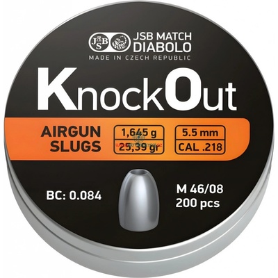 Diabolky JSB Knockout Slugs 5,5 mm 200 ks – Zboží Dáma