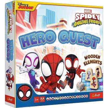 Trefl Настолна игра Trefl Super Hero Quest: Spidey and His Amazing Friends - Детска