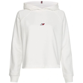 Tommy Hilfiger Дамска блуза с дълъг ръкав Tommy Hilfiger Relaxed TH Graphic Hoodie - Бял