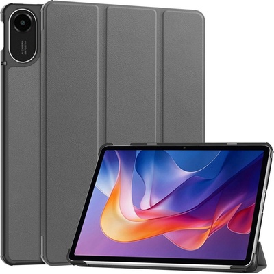 Vsetkonamobil 113653 LEATHER Zaklápací kryt pre Xiaomi Redmi Pad 2 šedý