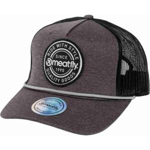 Meatfly шапка с козирка Corey Trucker Grey Label | Черна | Meatfly | Cheren | МЪЖЕ | ЕДИН РАЗМЕР