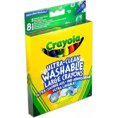 Crayola Extra 8 броя миещи се пастели (52-3282)