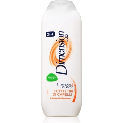 Unilever Dimension by LUX 2v1 šampón a balzám pro všechny typy vlasů 250 ml
