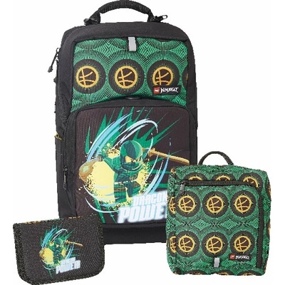 LEGO® Комплект ученически чанти LEGO Optimo от 3 части с чанти за гимнастика Ninjago Dragon и поставка за химикалки 20254-2401 (20254-2401)