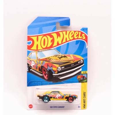 Mattel Hot Wheels '68 Copo Camaro Žlutý