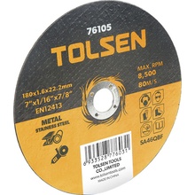 Tolsen Řezný kotouč 125 × 1,2 × 22 mm 76103