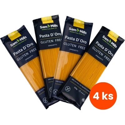 Sam Mills Špagety kukuričné 4 x 0,5 kg
