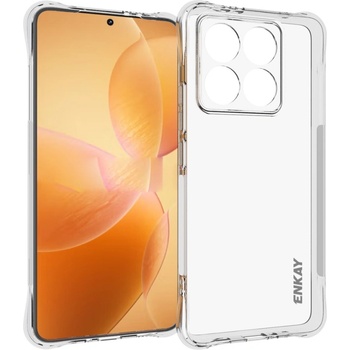 Xiaomi 14T Удароустойчив ENKAY Силиконов Калъф и Протектор