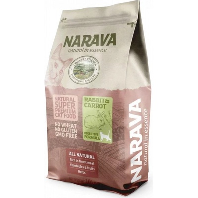 NARAVA cat Rabbit & Carrot Digestive Formula 1,5 kg