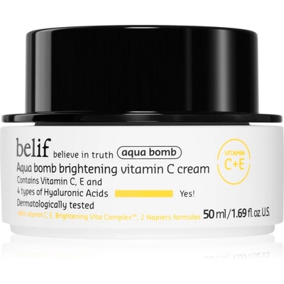 belif Aqua Bomb Brightening Vitamin C Cream озаряващ крем с хидратиращ ефект 50ml