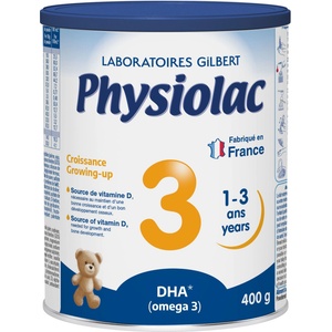Physiolac Адаптирано мляко за малки деца Physiolac - 3, 1-3 г, 400 g (10057133) - ozone