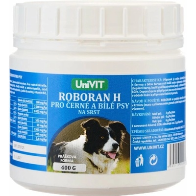 Univit Roboran H Čierne a Biele psy plv 400 g
