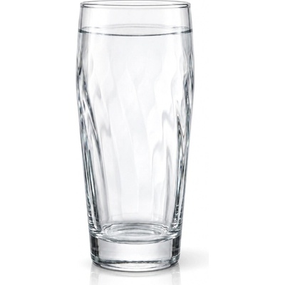 Gastrokitchen Skleněná reliéfní sklenice na limonádu 600 ml
