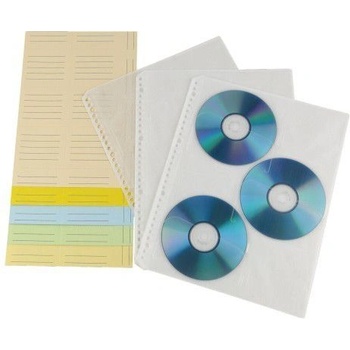 Hama CD-ROM Index Sleeves 60 дискове Прозрачен (49835)
