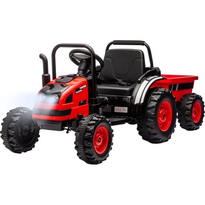 Milly Mally Farmer elektrický traktor s vlečkou červená