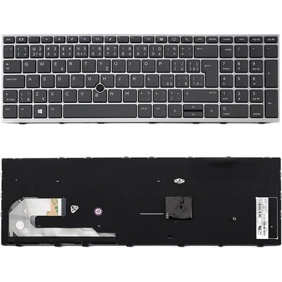 DeTech Klávesnice pro notebook HP 850 G5, CZ – Zbozi.Blesk.cz