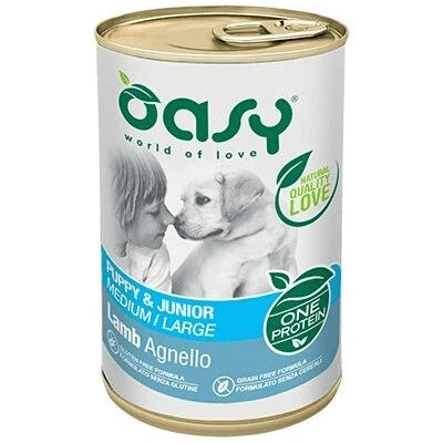 Oasy One Protein Puppy & Junior Medium/Large Lamb 400 g