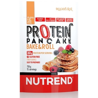 Nutrend Protein Pancake, неовкусена, 750 g, Nutrend