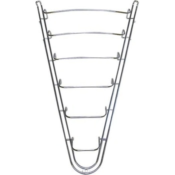 Držák na poklice závěsný, výška 50cm, chrom