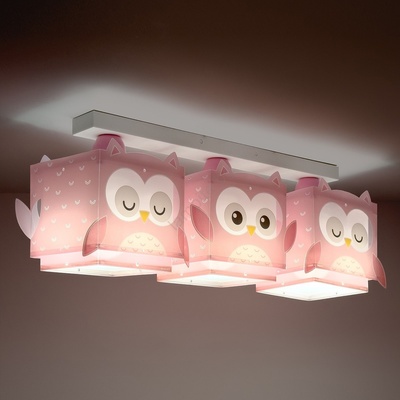 Dalber 64483 - Детска плафониера LITTLE FRIENDS 3xE27/15W/230V (PI611)