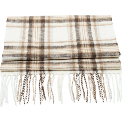 Duuree.cz šála Tartan bílá