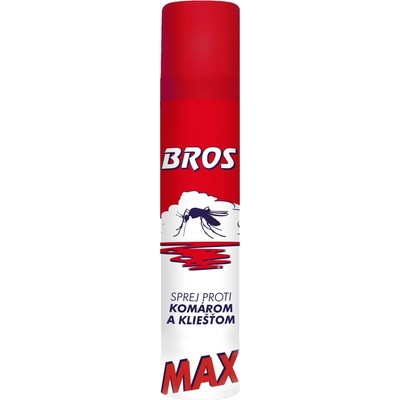 Bros repelent proti komárom a kliešťom Max aerosol 90 ml