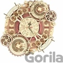 Robotime Rokr 3D dřevěné puzzle Nástěnné hodiny Zodiac 168 ks