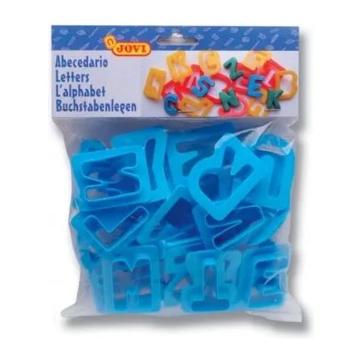 JOVI - Комплект формички за пластилин - Английски букви - 26 броя (J7/A)